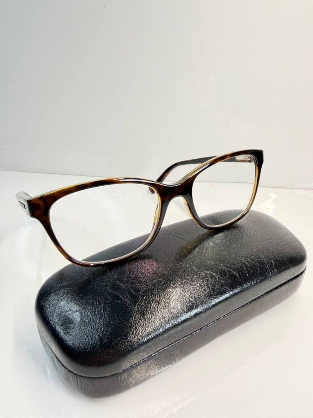 Armani Exchange AX3037 8037 Shiny Havana Eyeglasses 53-17-140 Brown Tortoise